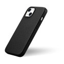 ICarer Litchi Premium Leather Case skórzane etui iPhone 14 Plus magnetyczne z MagSafe czarny (WMI14220711-BK)
