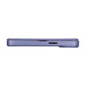 ICarer CE Premium Leather Folio Case skórzane etui iPhone 14 Pro Max z klapką magnetyczne MagSafe jasnofioletowy (WMI14220716-LP