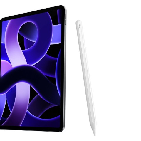 Baseus rysik z bezprzewodowym ładowaniem do iPad biały + wymienna końcówka Baseus rysik z bezprzewodowym ładowaniem do iPad biały + wymienna końcówka