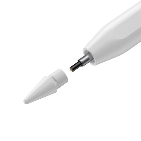 Baseus rysik z bezprzewodowym ładowaniem do iPad biały + wymienna końcówka Baseus rysik z bezprzewodowym ładowaniem do iPad biały + wymienna końcówka