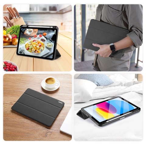 Dux Ducis Domo etui iPad 10.9'' 2022 (10 gen.) pokrowiec smart cover podstawka czarne Dux Ducis Domo etui iPad 10.9'' 2022 (10 gen.) pokrowiec smart cover podstawka czarne