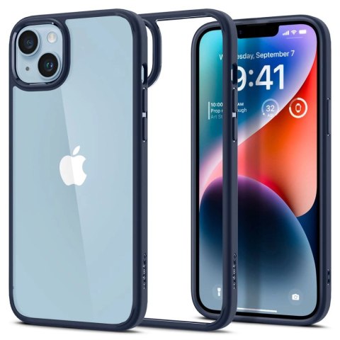 Etui Spigen Ultra Hybrid na iPhone 14 Plus - niebieskie Etui Spigen Ultra Hybrid na iPhone 14 Plus - niebieskie