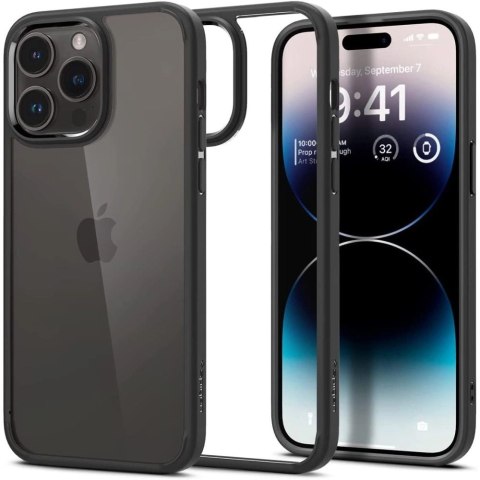 Etui Spigen Ultra Hybrid na iPhone 14 Pro Max - czarny mat Etui Spigen Ultra Hybrid na iPhone 14 Pro Max - czarny mat