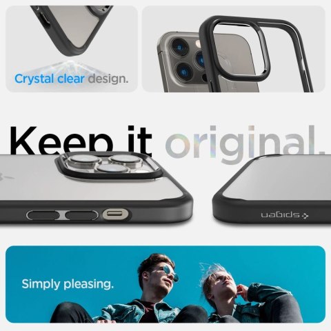Etui Spigen Ultra Hybrid na iPhone 14 Pro Max - czarny mat Etui Spigen Ultra Hybrid na iPhone 14 Pro Max - czarny mat
