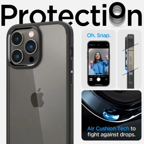 Etui Spigen Ultra Hybrid na iPhone 14 Pro Max - czarny mat Etui Spigen Ultra Hybrid na iPhone 14 Pro Max - czarny mat