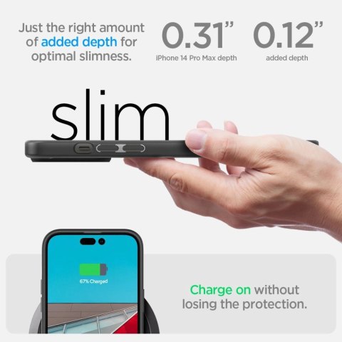 Etui Spigen Ultra Hybrid na iPhone 14 Pro Max - czarny mat Etui Spigen Ultra Hybrid na iPhone 14 Pro Max - czarny mat