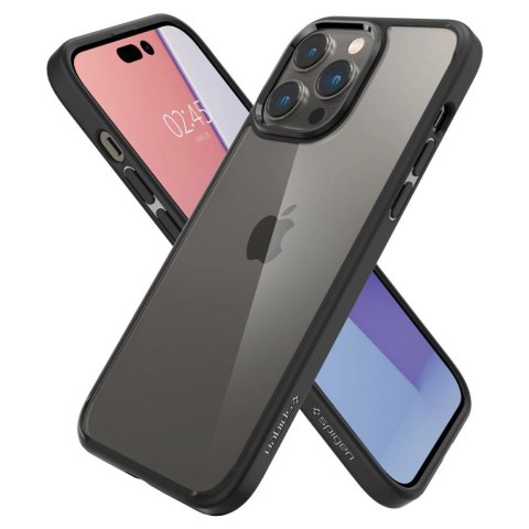 Etui Spigen Ultra Hybrid na iPhone 14 Pro Max - czarny mat Etui Spigen Ultra Hybrid na iPhone 14 Pro Max - czarny mat