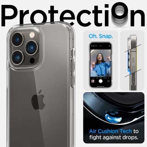 Etui Spigen Ultra Hybrid na iPhone 14 Pro Max - przezroczyste Etui Spigen Ultra Hybrid na iPhone 14 Pro Max - przezroczyste