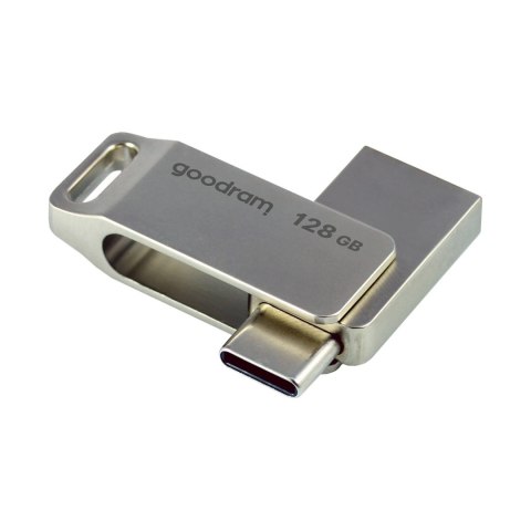 Pendrive 128 GB USB 3.2 Gen 1 USB / USB C OTG ODA3 Goodram - srebrny Pendrive 128 GB USB 3.2 Gen 1 USB / USB C OTG ODA3 Goodram - srebrny
