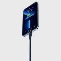 Baseus Flash Series II kabel USB Typ C / USB Typ A - USB Typ C / Lightning / micro USB 100 W 1,5 m niebieski (CASS030203)