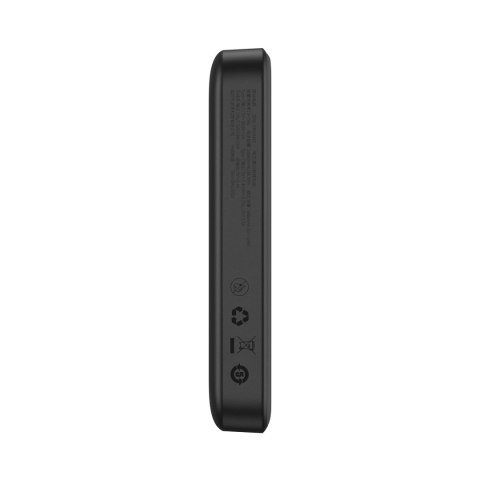 Baseus Magnetic Mini powerbank z ładowaniem indukcyjnym MagSafe 15W / szybkie ładowanie PD QC 20W 10000mAh czarny (Overseas Edit Baseus Magnetic Mini powerbank z ładowaniem indukcyjnym MagSafe 15W / szybkie ładowanie PD QC 20W 10000mAh czarny (Overseas Edit