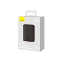 Baseus Magnetic Mini powerbank z ładowaniem indukcyjnym MagSafe 15W / szybkie ładowanie PD QC 20W 10000mAh czarny (Overseas Edit