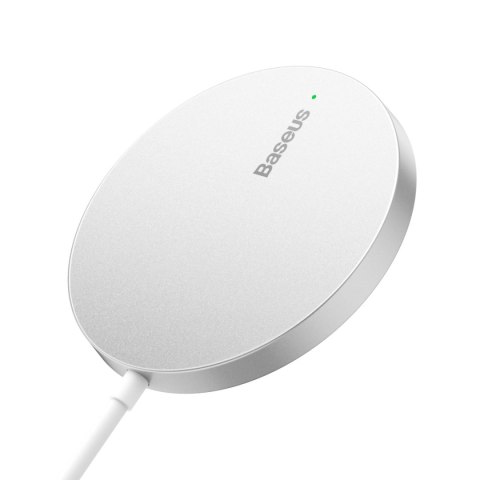 Baseus Simple Mini3 ładowarka indukcyjna 15W srebrny Baseus Simple Mini3 ładowarka indukcyjna 15W srebrny
