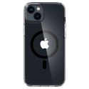 Etui Spigen Ultra Hybrid Mag z MagSafe na iPhone 14 Plus - przezroczysto-czarne