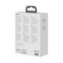 Ładowarka sieciowa GaN5 Baseus CCGP110201 HUB HDMI 2x USB-C / USB-A / HDMI 4K 30Hz 1,5m - czarna + kabel USB-C - USB-C 100W 1m
