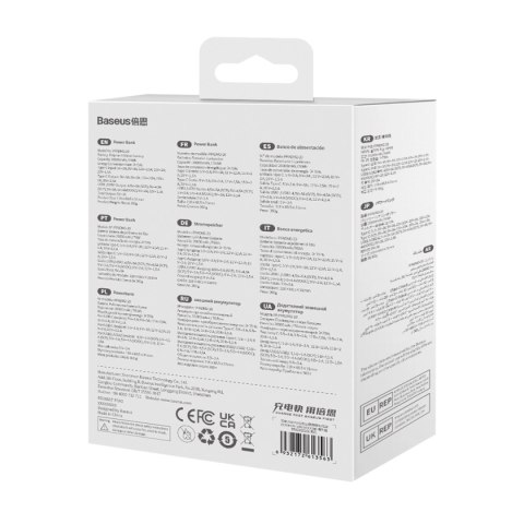 Powerbank Baseus Adaman2 20000mAh 30W 2x USB-A / USB-C PD / QC / SCP / Oppo Super VOOC - czarny Powerbank Baseus Adaman2 20000mAh 30W 2x USB-A / USB-C PD / QC / SCP / Oppo Super VOOC - czarny