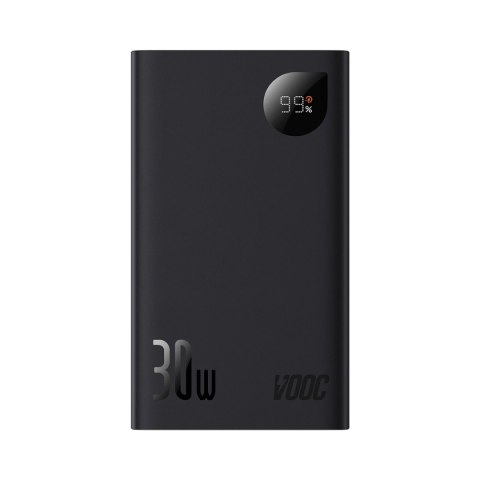 Powerbank Baseus Adaman2 20000mAh 30W 2x USB-A / USB-C PD / QC / SCP / Oppo Super VOOC - czarny Powerbank Baseus Adaman2 20000mAh 30W 2x USB-A / USB-C PD / QC / SCP / Oppo Super VOOC - czarny