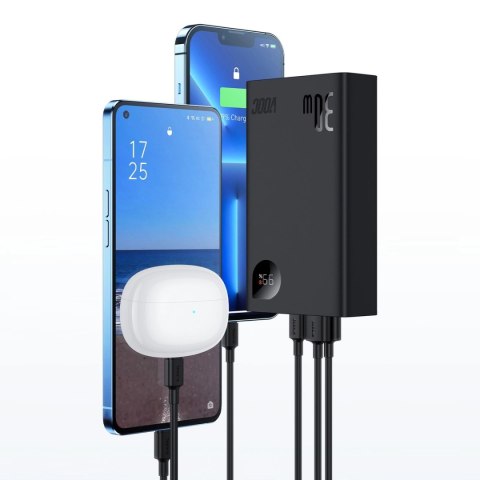 Powerbank Baseus Adaman2 20000mAh 30W 2x USB-A / USB-C PD / QC / SCP / Oppo Super VOOC - czarny Powerbank Baseus Adaman2 20000mAh 30W 2x USB-A / USB-C PD / QC / SCP / Oppo Super VOOC - czarny