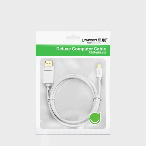 Ugreen kabel Mini DisplayPort - DisplayPort 1.5m czarny (MD105) Ugreen kabel Mini DisplayPort - DisplayPort 1.5m czarny (MD105)