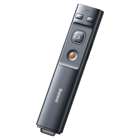 Wskaźnik laserowy Baseus Orange Dot AI z automatyczną transkrypcją głosu, dwoma laserami - szary Wskaźnik laserowy Baseus Orange Dot AI z automatyczną transkrypcją głosu, dwoma laserami - szary