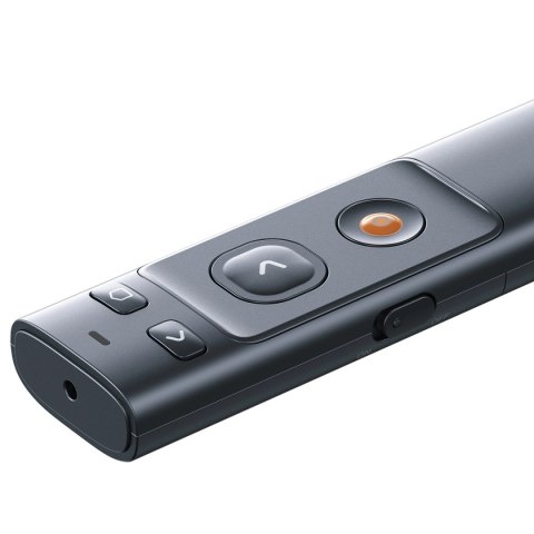Wskaźnik laserowy Baseus Orange Dot AI z automatyczną transkrypcją głosu, dwoma laserami - szary Wskaźnik laserowy Baseus Orange Dot AI z automatyczną transkrypcją głosu, dwoma laserami - szary