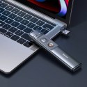 Wskaźnik laserowy Baseus Orange Dot AI z automatyczną transkrypcją głosu, dwoma laserami - szary