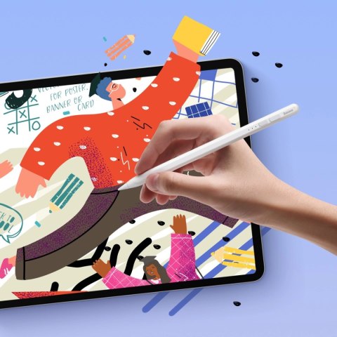 Aktywny rysik stylus do iPad Baseus Smooth Writing 2 SXBC060202 - biały Aktywny rysik stylus do iPad Baseus Smooth Writing 2 SXBC060202 - biały