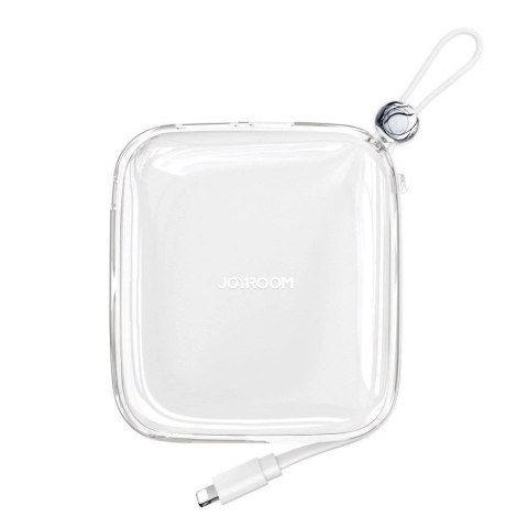 Joyroom powerbank 10000mAh Jelly Series 22.5W z wbudowanym kablem Lightning biały (JR-L003) Joyroom powerbank 10000mAh Jelly Series 22.5W z wbudowanym kablem Lightning biały (JR-L003)