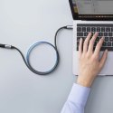 Kabel Ugreen US372 30205 USB-C - USB-C PD QC 100W 5A 10Gbps 1m - szary