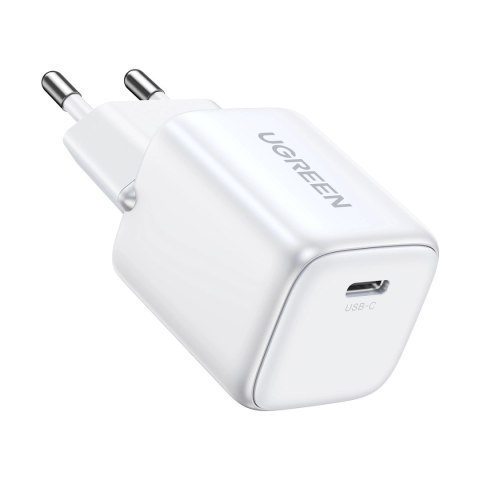 Ładowarka Ugreen Nexode mini CD318 15324 sieciowa GaN 20W USB-C PD 3.0 / QC 4.0 - biała Ładowarka Ugreen Nexode mini CD318 15324 sieciowa GaN 20W USB-C PD 3.0 / QC 4.0 - biała
