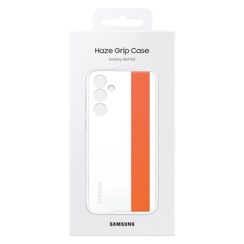 Samsung Haze Grip Case etui Samsung Galaxy A54 5G pokrowiec białe (EF-XA546CWEGWW) Samsung Haze Grip Case etui Samsung Galaxy A54 5G pokrowiec białe (EF-XA546CWEGWW)