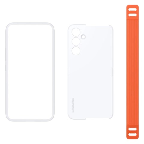 Samsung Haze Grip Case etui Samsung Galaxy A54 5G pokrowiec białe (EF-XA546CWEGWW) Samsung Haze Grip Case etui Samsung Galaxy A54 5G pokrowiec białe (EF-XA546CWEGWW)