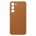 Samsung Leather Cover etui Samsung Galaxy S23+ pokrowiec z naturalnej skóry camel (EF-VS916LAEGWW)