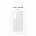 Samsung Silicone Grip Cover etui Samsung Galaxy S23 silikonowy pokrowiec z paskiem na rękę białe (EF-GS911TWEGWW)