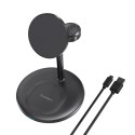 Choetech stacja ładująca indukcyjna 3w1 iPhone 12/13/14, AirPods Pro, Apple Watch czarna (T585-F)