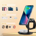 Choetech stacja ładująca indukcyjna 3w1 iPhone 12/13/14, AirPods Pro, Apple Watch czarna (T585-F)