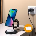 Choetech stacja ładująca indukcyjna 3w1 iPhone 12/13/14, AirPods Pro, Apple Watch czarna (T585-F)