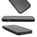 Etui Bewood Unique Vegas z drewna i żywicy na iPhone 14 - różowo-niebieskie