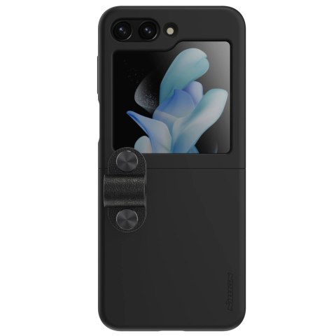 Etui z zawieszką i podstawką Nillkin Flex Flip do Samsung Galaxy Z Flip 5 - czarne Etui z zawieszką i podstawką Nillkin Flex Flip do Samsung Galaxy Z Flip 5 - czarne