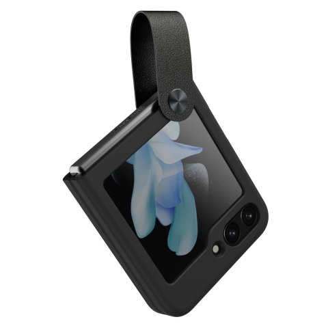 Etui z zawieszką i podstawką Nillkin Flex Flip do Samsung Galaxy Z Flip 5 - czarne Etui z zawieszką i podstawką Nillkin Flex Flip do Samsung Galaxy Z Flip 5 - czarne