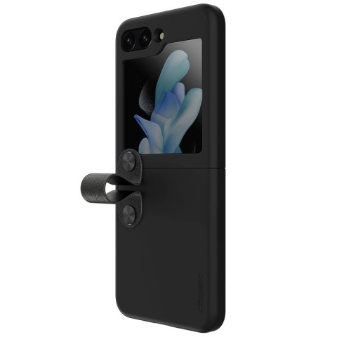 Etui z zawieszką i podstawką Nillkin Flex Flip do Samsung Galaxy Z Flip 5 - czarne Etui z zawieszką i podstawką Nillkin Flex Flip do Samsung Galaxy Z Flip 5 - czarne