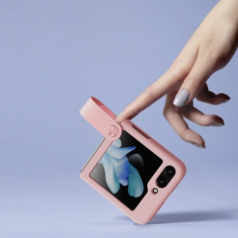 Etui z zawieszką i podstawką Nillkin Flex Flip do Samsung Galaxy Z Flip 5 - czarne Etui z zawieszką i podstawką Nillkin Flex Flip do Samsung Galaxy Z Flip 5 - czarne