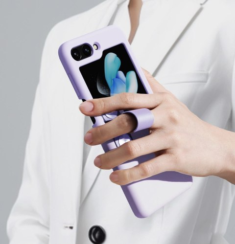 Etui z zawieszką i podstawką Nillkin Flex Flip do Samsung Galaxy Z Flip 5 - czarne Etui z zawieszką i podstawką Nillkin Flex Flip do Samsung Galaxy Z Flip 5 - czarne