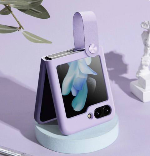 Etui z zawieszką i podstawką Nillkin Flex Flip do Samsung Galaxy Z Flip 5 - czarne Etui z zawieszką i podstawką Nillkin Flex Flip do Samsung Galaxy Z Flip 5 - czarne