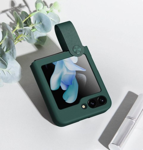 Etui z zawieszką i podstawką Nillkin Flex Flip do Samsung Galaxy Z Flip 5 - czarne Etui z zawieszką i podstawką Nillkin Flex Flip do Samsung Galaxy Z Flip 5 - czarne
