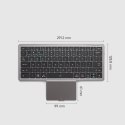 Klawiatura bezprzewodowa Bluetooth z touchpadem Dux Ducis OK Series - czarna