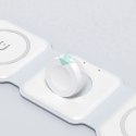 Ładowarka indukcyjna 3w1 Dudao A11N 15W - biała + kabel USB-C / USB-C