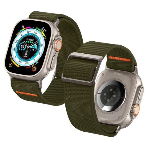 Pasek Spigen Fit Lite Ultra na Apple Watch 4 / 5 / 6 / 7 / 8 / SE / Ultra (42/44/45/49 mm) - zielony Pasek Spigen Fit Lite Ultra na Apple Watch 4 / 5 / 6 / 7 / 8 / SE / Ultra (42/44/45/49 mm) - zielony