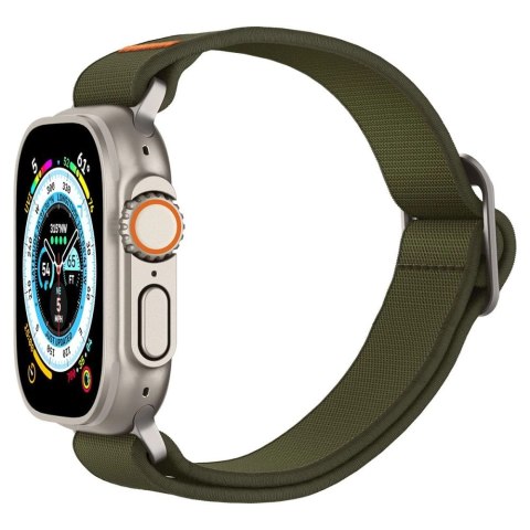 Pasek Spigen Fit Lite Ultra na Apple Watch 4 / 5 / 6 / 7 / 8 / SE / Ultra (42/44/45/49 mm) - zielony Pasek Spigen Fit Lite Ultra na Apple Watch 4 / 5 / 6 / 7 / 8 / SE / Ultra (42/44/45/49 mm) - zielony