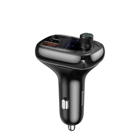 Transmiter Bluetooth / ładowarka do samochodu Baseus S-13 (Overseas Edition) - czarny Transmiter Bluetooth / ładowarka do samochodu Baseus S-13 (Overseas Edition) - czarny